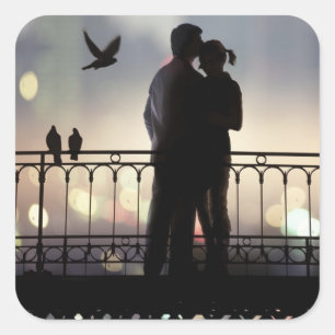 Sweethearts Vierkante Sticker