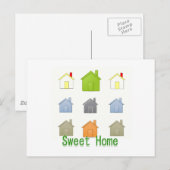 SweetHome House Warming Party Uitnodiging Briefkaart (Voorkant / Achterkant)