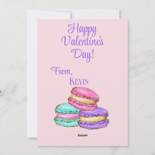 Sweetie ben mijn Valentijn! Yummy Bakery Goods Feestdagenkaart (Achterkant)