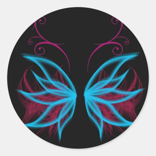 Sweetie Black Ronde Sticker (Voorkant)