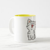 Sweetie Cat Tweekleurige Koffiemok (Voorkant links)
