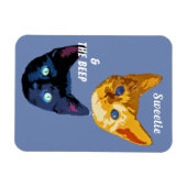 Sweetie & de Piep Cat Magnet Magneet (Horizontaal)