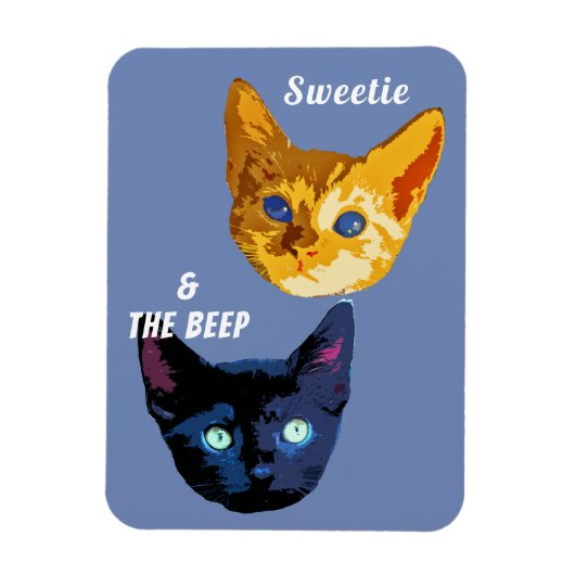 Sweetie & de Piep Cat Magnet Magneet (Verticaal)
