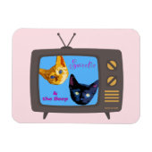 Sweetie & de Piep Cat Magnet Magneet (Horizontaal)