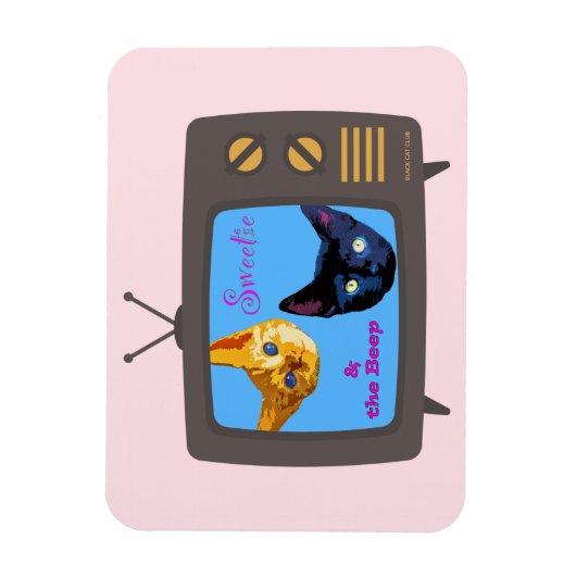Sweetie & de Piep Cat Magnet Magneet (Verticaal)