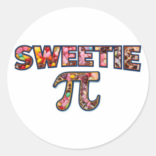 Sweetie Pi: De droom van Snoep-minnaar! Ronde Sticker