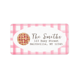 Sweetie Pie 1e verjaardag adreslabel Etiket