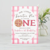 Sweetie Pie 1e Verjaardag Kaart (Staand voorkant)