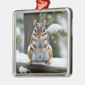 Sweetie Pie Chipmunk Metalen Ornament (Links)