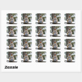 Sweetie Pie Chipmunk Vierkante Sticker (Vel)