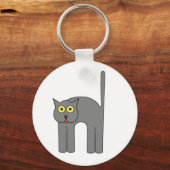 Sweetie Pie Cornered Cat EnGarde Sleutelhanger (Voorkant)