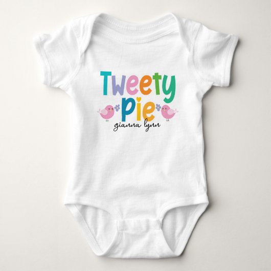 Sweetie Pie Custom Name Romper (Voorkant)