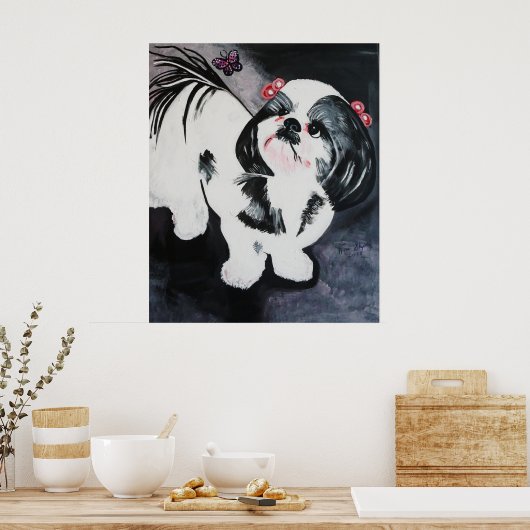 SWEETIE PIE DOG POSTER (Keuken)