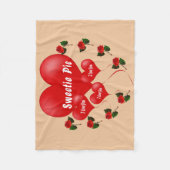 Sweetie pie fleece deken (Voorkant)