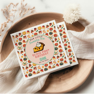 Sweetie Pie - Pi Dag 1e Verjaardag Party Servet