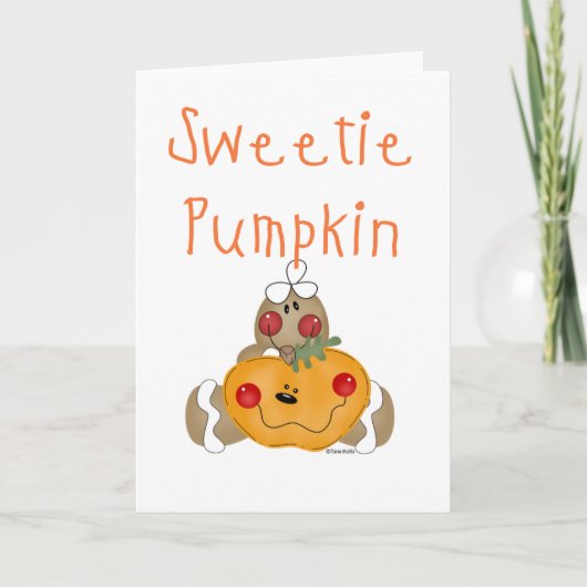 Sweetie Pumpkin Kaart (Voorkant)