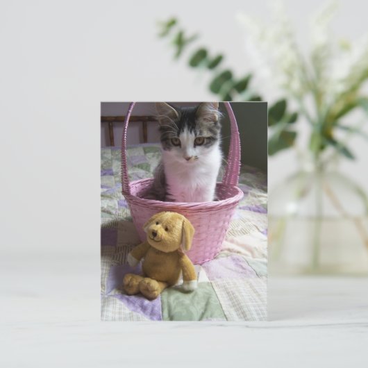 SweetieKitty Briefkaart (Staand voorkant)