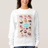 Sweeties dames basic sweatshirt (Voorkant)