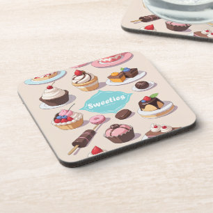 Sweeties hard plastisch onderzetter