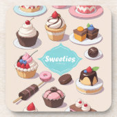 Sweeties hard plastisch onderzetter (Voorkant)