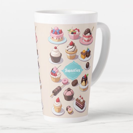 Sweeties latte mok (Rechterhoek)