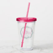 Sweeties milkshake en drink cup. acryl drinkbeker (Achterkant)