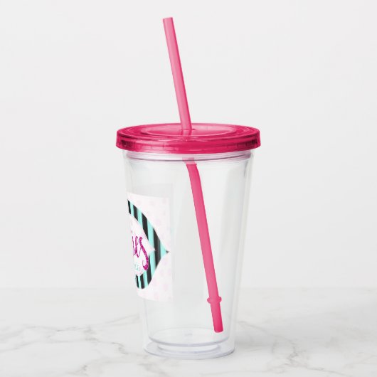 Sweeties milkshake en drink cup. acryl drinkbeker (Links)