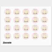 Sweetly Chic Birthday Teacup Tea Party Sticker (Vel)