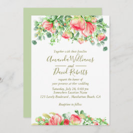 Sweetly Romantic | Uitnodiging voor Floral Wedding