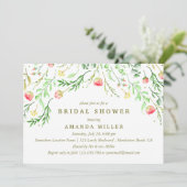 Sweetly Romantic | Vrijgezellenfeest van Floral We Kaart (Staand voorkant)