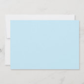 Sweetly Striped Baby shower Fotouitnodiging Kaart (Achterkant)