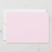 Sweetly Striped Baby shower Photo Invitation Kaart (Achterkant)