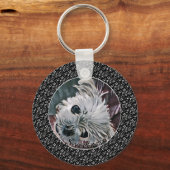 Sweetness-Black-Puppy-ANY-FOTO-SJABLOON- Sleutelhanger (Voorkant)