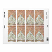 Sweetness grillige perfecte paar vogel kunst liefd etiket (Full Sheet)