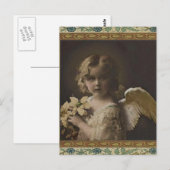 Sweetness - ittle Girl Angel Briefkaart (Voorkant / Achterkant)