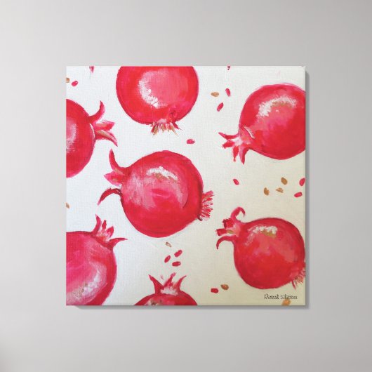 Sweetness  of pomegranate canvas afdruk (Voorkant)
