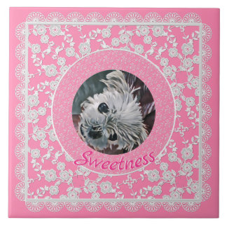 Sweetness-roze-puppy-FOTO-SJABLOON- Tegeltje