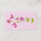 Sweetpea Florist Shoppe Flower Customize Visitekaartje (Achterkant)