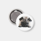 SweetPea Pugs Ronde Koelkast Magneet (Voorkant / Achterkant)