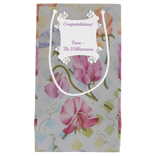 SWEETPEAS KLEIN CADEAUZAKJE (Voorkant)