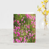 Sweetpeas on the hill.... kaart (Gele Bloem)