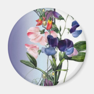 Sweetpebloemen Magneet