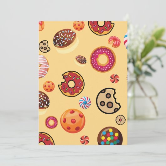 Sweets 2 bedankkaart (Staand voorkant)