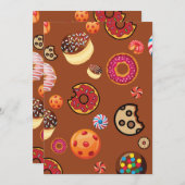 Sweets 3 bedankkaart (Voorkant / Achterkant)