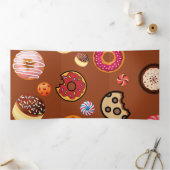 Sweets 3 drieluik wenskaart (Binnen)