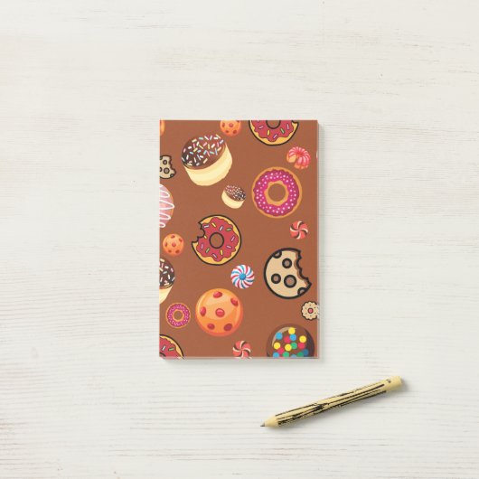 Sweets 3 post-it® notes (Op bureau)