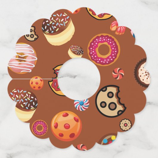 Sweets 3 wijnglaslabel (Voorkant)