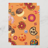 Sweets 6 bedankkaart (Voorkant / Achterkant)