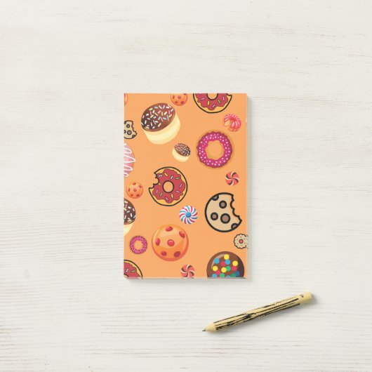 Sweets 6 post-it® notes (Op bureau)
