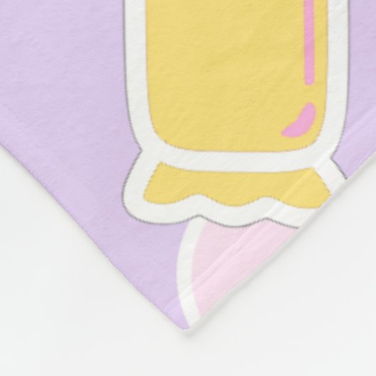 sweets and flowers fleece deken (Hoek)